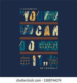 text frame typography design t shirt vector illustration