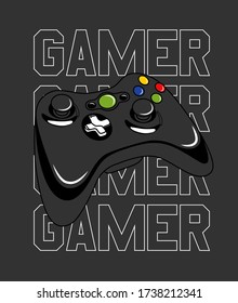 TEXT GAMER GAMER GAMER CONTROL