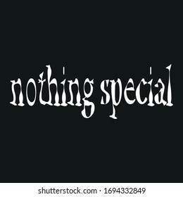 
text graphic design nothing special