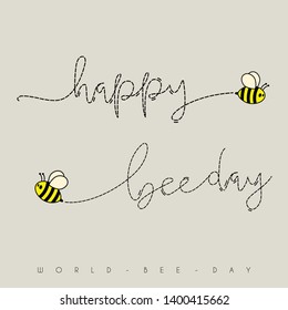 Happy Bee Day Images Stock Photos Vectors Shutterstock