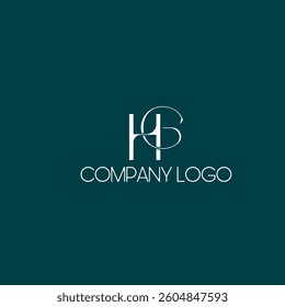 TExt HG monogram company logo