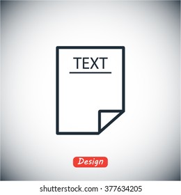 Text icon