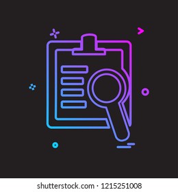 Text icon design vector