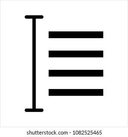 Text Icon, Design Vector Art Illustration