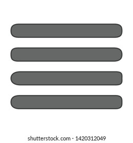 text icon. flat illustration of text vector icon for web