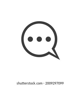 Icono de texto aislado en gráfico de vectores en blanco y negro