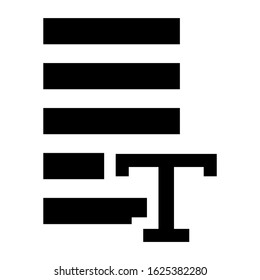 text icon or logo isolated sign symbol vector illustration - high quality black style vector icons
