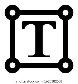 text icon or logo isolated sign symbol vector illustration - high quality black style vector icons
