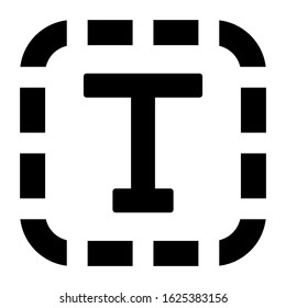 text icon or logo isolated sign symbol vector illustration - high quality black style vector icons
