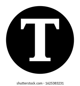 text icon or logo isolated sign symbol vector illustration - high quality black style vector icons
