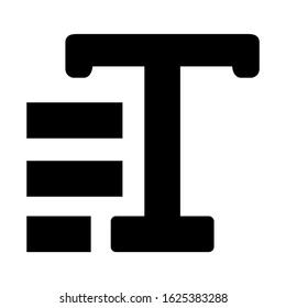 text icon or logo isolated sign symbol vector illustration - high quality black style vector icons
