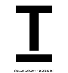 text icon or logo isolated sign symbol vector illustration - high quality black style vector icons
