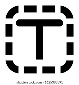 text icon or logo isolated sign symbol vector illustration - high quality black style vector icons
