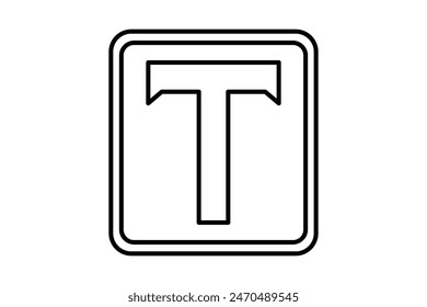 Textsymbol. Das Symbol bezieht sich auf das Bearbeitungstool. Geeignet für Website, App, Benutzeroberflächen, druckbare usw. Symbolstil. Einfache Vektorgrafik Design Editierbar