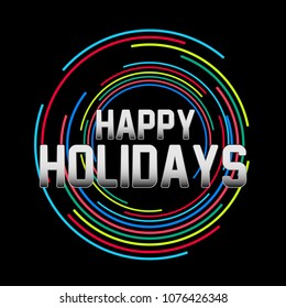 text icon or sign for holidays 