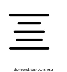 text ICON SYMBOL PICTOGRAM VECTOR