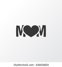 Text Icon Symbol. Premium Quality Isolated Design Element In Trendy Style.