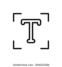 text icon vector design element