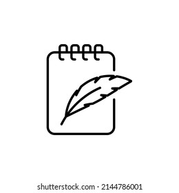 Text icon in vector. logotype