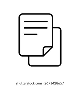 Text icon vector stock illustration