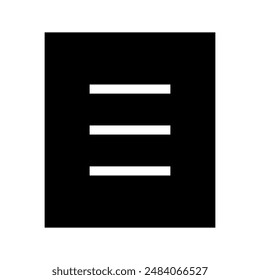 Text Icon Vector Symbol Design Illustration