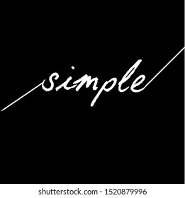 Text illustration on a black background
