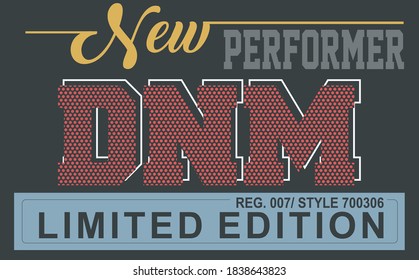 Text image vector illustration for t shirt orcards