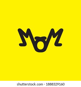 Text and letter logo design