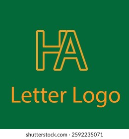 The text Letter Logo is written below the main design.