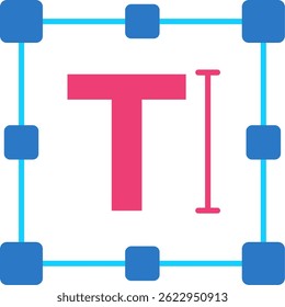 Text Line vector Icon Design