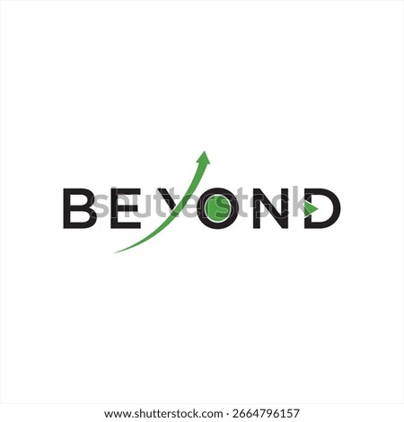 Text Logo Typography beyond, Symbol Logo Design Inspiration