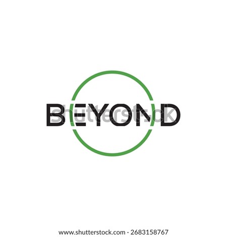 Text Logo Typography beyond, Symbol Logo Design Inspiration