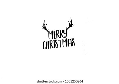 Text merry christmas vector templete