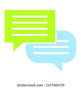 Text Message Chat Bubbles Icons