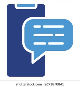 Text Message Icon Element For Design