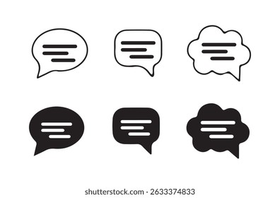 Text Message Icon – Mobile SMS and Notifications. vector illustration
