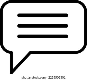 Text message icon vector trendy style illustration on white background 