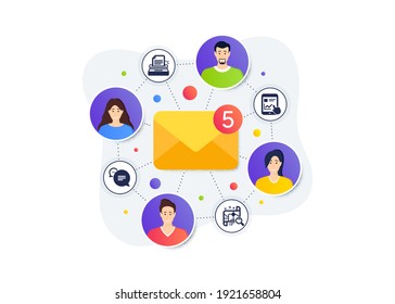 Text message, Internet report and Typewriter icons simple set. Teamwork messages banner. Employee remote work. Search map sign. Chat bubble, Web tutorial, Writer machine. Find address. Vector