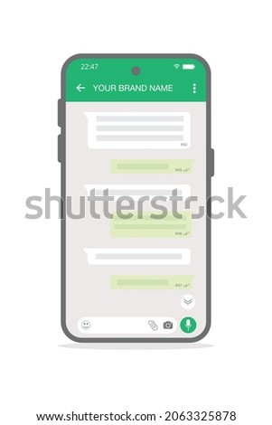 Text Message on Mobile Phone