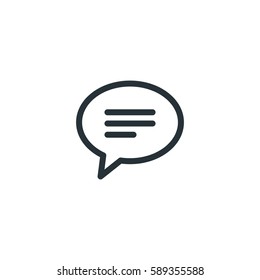 Text message vector icon