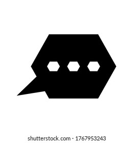 text message vector icon or logo isolated sign symbol vector illustration - high quality black style vector icons
