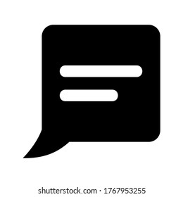 text message vector icon or logo isolated sign symbol vector illustration - high quality black style vector icons
