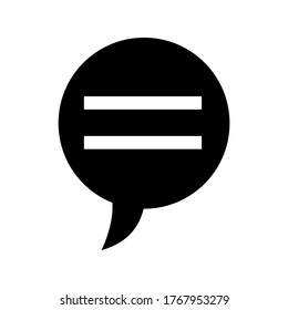 text message vector icon or logo isolated sign symbol vector illustration - high quality black style vector icons
