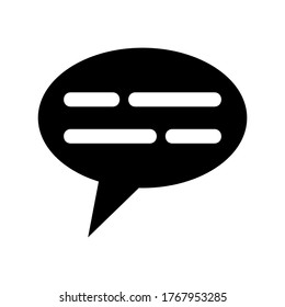 text message vector icon or logo isolated sign symbol vector illustration - high quality black style vector icons
