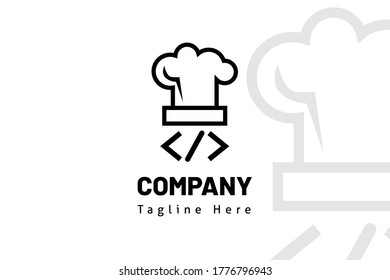 text message web code illustration logo template for developer, marketplace, software, team, technology, fin tech, coder, website, programmer, studio professional