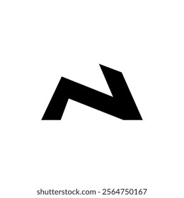 text N symbol decoration vector design