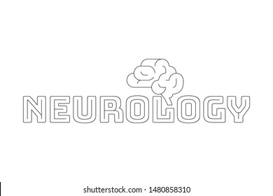 Text: Neurology with a brain. 