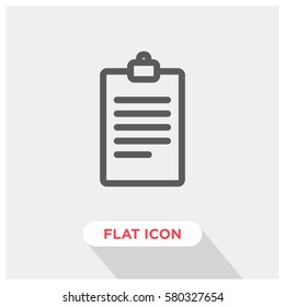 Text note vector icon