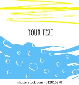 text on an abstract background