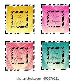 the text on the background of spring flower for sale